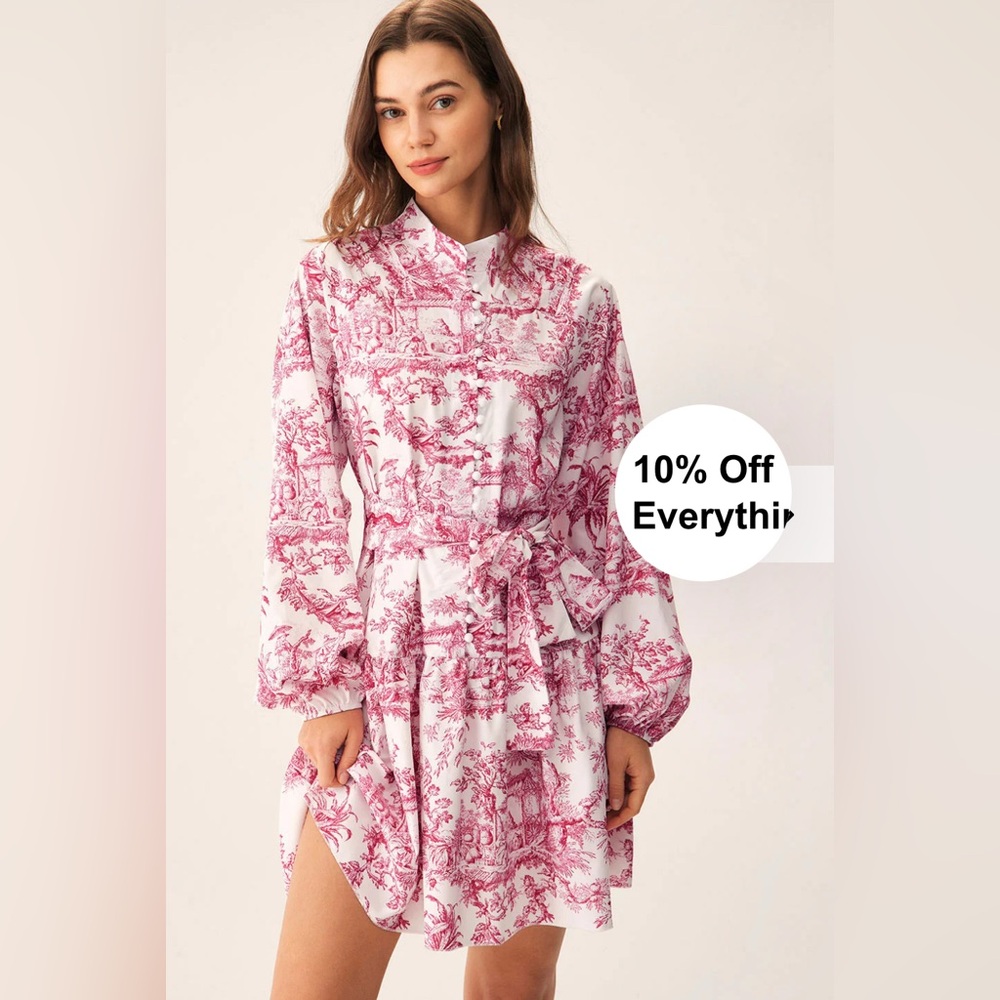 Floral Pink Dress